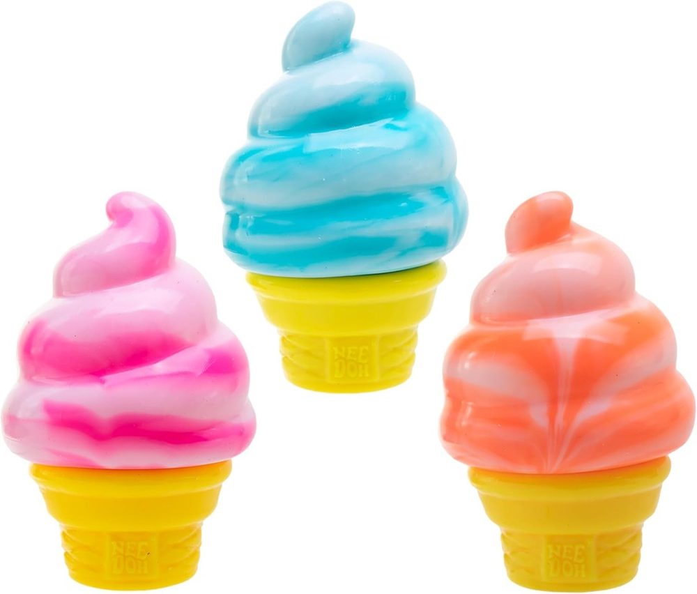 NeeDoh Nice Cream Cone 3-Pack